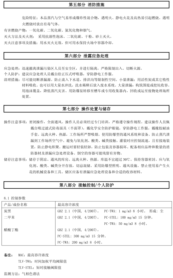 BM-430 丙烯酸闪光漆认证